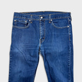 Levi's 502 Jeans Mens 36x32 Blue Regular Taper Fit Stretch Medium Wash Denim Pants