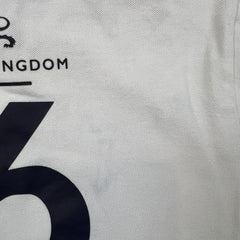 Polo Ralph Lauren Shirt Mens Medium White Great Britain Big Pony Short Sleeve