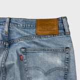 Levi's 511 Jean Mens 34x32 Blue Slim Fit Mid Rise Light Wash Stretch Denim Pants