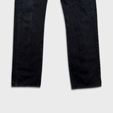 Levi's 501 Jeans Mens 36x36 Black Original Straight Leg Dark Wash Denim Pants