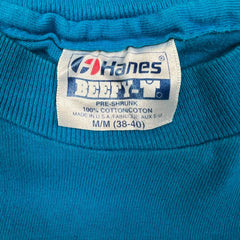 Vintage 1983 Hawaii T Shirt Mens Medium Blue Single Stitched USA Surfing Tee