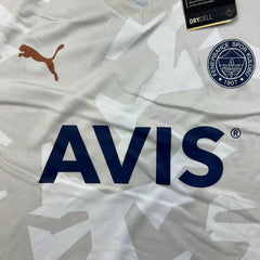 2021/22 Puma Fenerbahce SK Soccer Jersey Mens 2XL Gray Away Kit