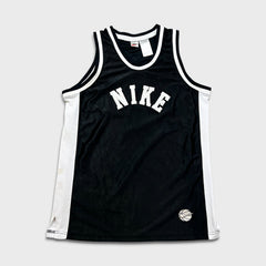Vintage 90s Nike Sleeveless Mens Large Black Swoosh Sportswear Athletic Basketball