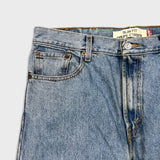 Vintage Y2K Levi's 516 Jeans Mens 36x32 Blue Slim Straight Leg Light Wash Faded Denim Pants