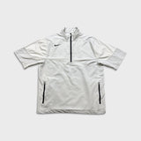 Nike Golf Jacket Mens Large Grey Sportswear 1/2 Zip Lightweight Short Sleeve