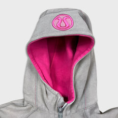 Lululemon Scuba Hoodie Womens Size 8 Gray Full Zip Sports Hooded Sweater