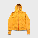 Lululemon Scuba Hoodie Womens Size 10 Yellow Full Zip Sports Hooded Sweater