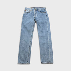 Levi's 501 Jeans Mens 30x30 Blue Original Fit Straight Leg Light Wash Denim Pants