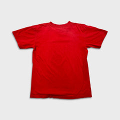 Vintage 90s Adidas T Shirt Mens Small Red 3 Stripes Short Sleeve Tee