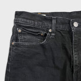 Levi's 511 Jeans Mens 32x31 Black Slim Fit Dark Wash Stretch Mid Rise Denim Pants