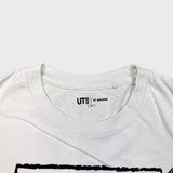 Uniqlo Naruto Shippuden T Shirt Mens Medium White Naruto Sasuke Fate Reunion Tee