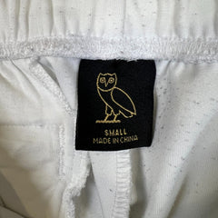 October's Very Own Track Pants Mens Small White OVO Owl Athletic Jogger