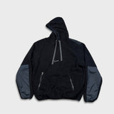 Nike Cozy Basketball Fleece Mens Medium Black High Pile Sherpa Hooded Jacket