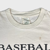 Vintage 90s Baseball T Shirt Mens XL White Classic Sports Graphic Retro MLB Tee