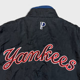 Vintage Pro Player New York Yankees Jacket Mens Large Black Reversible 90s MLB Baseball