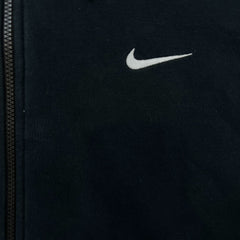 Nike Sportswear Hoodie Mens 2XL Black Swoosh Full Zip Hooded Sweatshirt