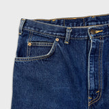 Vintage Y2K Levi's 619 Jeans Mens 36x25 Blue Straight Orange Tab Dark Wash Denim Pants