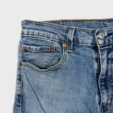 Levi's 502 Jeans Mens 32x28 Blue Regular Taper Fit Light Wash Denim Pants