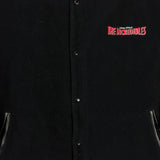 Vintage 2004 Disney The Incredibles Jacket Mens XL Black Movie Promo Varsity Bomber