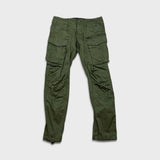 G-Star Raw Pants Mens 34x34 Green Rovic Zip 3D Straight Tapered Utility Cargo