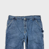 Carhartt B13 DPS Jean Mens 40x30 Blue Original Dungaree Fit Workwear Loose Baggy Pants