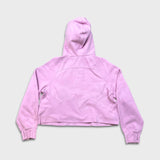 Lululemon Scuba Oversized 1/2 Zip Hoodie Womens Medium Pink Hooded Sweater