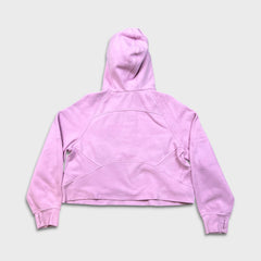 Lululemon Scuba Oversized 1/2 Zip Hoodie Womens Medium Pink Hooded Sweater