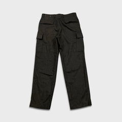 Harry Rosen Dress Pants Mens 32x30 Brown Wool Cargo Utility Trousers Tailored