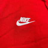 Nike Sportswear T Shirt Mens Medium Red Swoosh Short Sleeve Tee