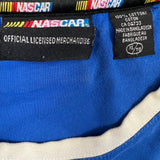 Vintage Y2K NASCAR Blank T Shirt Mens XL Blue Racing Sportswear Short Sleeve Tee