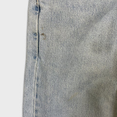 Vintage 90s Levi's 535 Jeans Mens 38x32 Blue Euro Fit Light Wash Wide Leg Baggy Pants