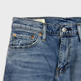 Levi's 512 Jeans Mens 30x30 Blue Slim Taper Medium Wash Distress Stretch Denim Pants