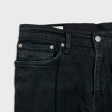 Levi's 511 Jeans Mens 34x34 Black Slim Fit Mid Rise Dark Wash Stretch Denim Pants