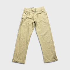 Adidas Originals Sweatpants Mens 2XL Beige Spell Out Fleece Comfort Jogger