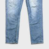 Levi's 511 Jean Mens 34x32 Blue Slim Fit Mid Rise Light Wash Stretch Denim Pants
