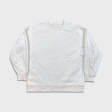 Lululemon Perfectly Oversized Crop Crewneck Womens Large White Sweatshirt Pullover