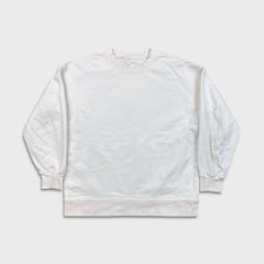 Lululemon Perfectly Oversized Crop Crewneck Womens Large White Sweatshirt Pullover