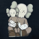 FW23 KAWS x Uniqlo UT Short Sleeve Graphic T Shirt Youth XS Black Companion Tee