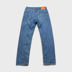 Levi's 505 Jeans Mens 33x30 Blue Regular Fit Straight Leg Light Wash Denim Pants