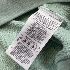 Adidas Original Hoodie Womens Medium Green Center Trefoil Crop Hooded Sweater