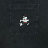 Uniqlo x Dragon Ball Z Chiaotzu T Shirt Mens Large Black Anime Pocket Tee