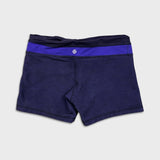 Lululemon Groove Short Womens Size 6 Purple Athletica Yoga Pilates Mid Rise
