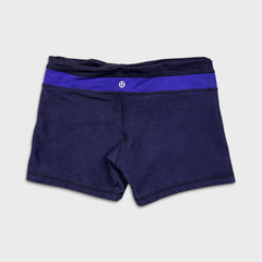 Lululemon Groove Short Womens Size 6 Purple Athletica Yoga Pilates Mid Rise