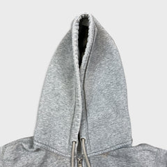 Nike Sportswear Hoodie Mens Medium Gray Swoosh Full Zip Hooded Sweater