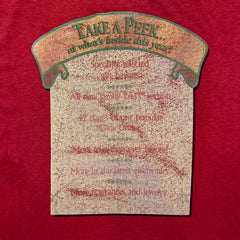 Vintage 1997 Sears Wish Book T Shirt Mens XL Red Double Sided Faded Catalog Promo