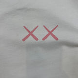 FW23 KAWS x Uniqlo UT Short Sleeve Graphic T Shirt Mens Large White Pink BFF Tee