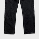 Levi's 505 Jeans Mens 30x30 Black Regular Fit Straight Leg Dark Wash Denim Pants