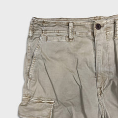 American Eagle Pants Mens 32x30 Beige Flex Faded Taper Leg Trousers Cargo