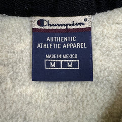 Vintage Y2K Champion Fleece Mens Medium Beige C Logo 1/4 Zip Outdoor Jacket Pullover