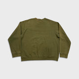 Vintage Y2K Nike Sportswear Sweatshirt Mens Large Green USA Faded Pullover